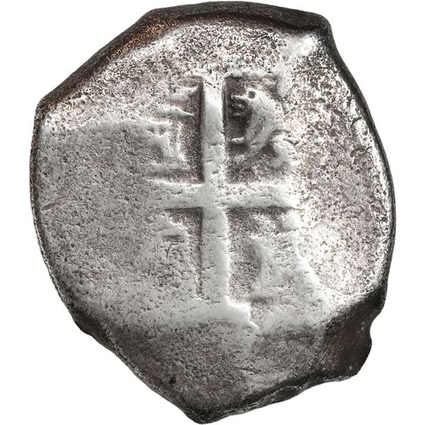 PERU, Lima, cob 8 reales, 1748 V.