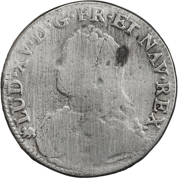 FRANCE, Nantes mint, ecu, Louis XV, 1736-T.