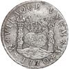 Image 2 : MEXICO, Mexico City, pillar 8 reales, Charles III, 1770 FM/MF, very rare.