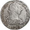 Image 1 : MEXICO, Mexico City, bust 8 reales, Charles III, 1783 FF.