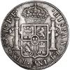 Image 2 : MEXICO, Mexico City, bust 8 reales, Charles III, 1782 FF.