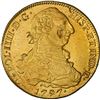 Image 1 : CHILE, Santiago, gold bust 8 escudos, Charles IV (bust of Charles III), 1797 DA, rare provenance, NG