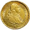 Image 1 : COLOMBIA, Popayán, gold bust 1 escudo, Charles IV, 1795 JF, unique from this wreck.