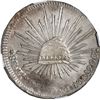 Image 1 : MEXICO, Zacatecas, cap-and-rays 8 reales, date not visible, assayer OM (1831-38), rare provenance, N