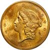 Image 1 : UNITED STATES, San Francisco mint, gold Coronet Liberty Head double eagle ($20), 1857-S, 20E broken 
