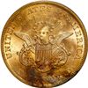 Image 2 : UNITED STATES, San Francisco mint, gold Coronet Liberty Head double eagle ($20), 1857-S, 20E broken 