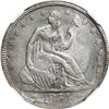 Image 1 : UNITED STATES, Philadelphia mint, Seated Liberty half dollar, 1854, arrows, NGC Shipwreck Effect (SS