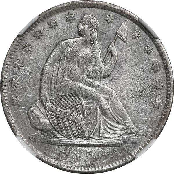 UNITED STATES, New Orleans mint, Seated Liberty half dollar, 1856-O, NGC Shipwreck Effect (SS Republ