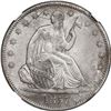 Image 1 : UNITED STATES, New Orleans mint, Seated Liberty half dollar, 1857-O, NGC Shipwreck Effect (SS Republ