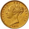 Image 1 : GREAT BRITAIN, London, gold ½ sovereign, Victoria (young head), 1871, die 12, NGC AU details / saltw