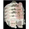 Image 3 : INDIA (British), Calcutta, lot of seventeen 10-rupee notes, 25-11-1916, series AC, consecutive seria