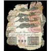 Image 1 : INDIA (British), Calcutta, lot of ten 10-rupee notes, 25-11-1916, series AC, various serial numbers.