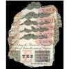 Image 3 : INDIA (British), Calcutta, lot of ten 10-rupee notes, 25-11-1916, series AC, various serial numbers.