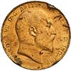 Image 1 : GREAT BRITAIN, London, gold sovereign, Edward VII, 1907, NGC AU details / damaged (Shipwreck Blue La