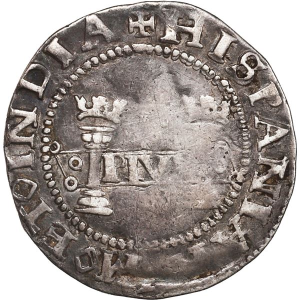 MEXICO, Mexico City, 1 real, Charles-Joanna, "Early Series," assayer P to right, mintmark M to left 