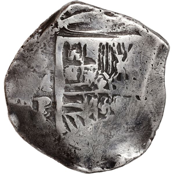 MEXICO, Mexico City, cob 8 reales, Philip IV, assayer P.