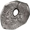 Image 1 : MEXICO, Mexico City, cob 8 reales, 1730 R, natural bubble-hole in center.