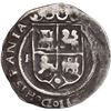 Image 2 : PERU, Lima, 1 real, Philip II, assayer R (Rincón) to left, legends HISPANIA / NIARVM, motto PL-VS-VL