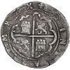 Image 2 : PERU, Lima, cob 8 reales, Philip II, assayer Diego de la Torre, *-oD to left, P-8 (round top) to rig