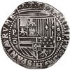 Image 1 : PERU, Lima, cob 8 reales, Philip II, assayer Diego de la Torre, P-8 (flat top) to left, *-oD to righ
