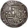 Image 1 : PERU, Lima, cob 1 real, Philip II, assayer Diego de la Torre, *-I to left, P-oD to right, ex-Ugaz.