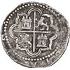 Image 2 : PERU, Lima, cob 1 real, Philip II, assayer Diego de la Torre, *-I to left, P-oD to right, ex-Ugaz.