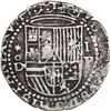 Image 1 : PERU, Lima, cob 1 real, Philip II, assayer Diego de la Torre, *-oD to left, I-P to right, ex-Ugaz.