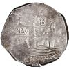 Image 1 : PERU, Lima, cob 8 reales, 1717 M, ex-Ugaz.