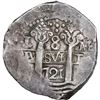Image 1 : PERU, Lima, cob 8 reales, 1721 M, cross-of-five-dots at top, ex-Ugaz.
