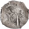 Image 1 : PERU, Lima, cob 8 reales, 1724 M, cross-of-five-dots at top, ex-Ugaz.