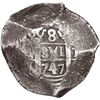 Image 1 : PERU, Lima, cob 8 reales, 1747 V, rare, ex-Ugaz.