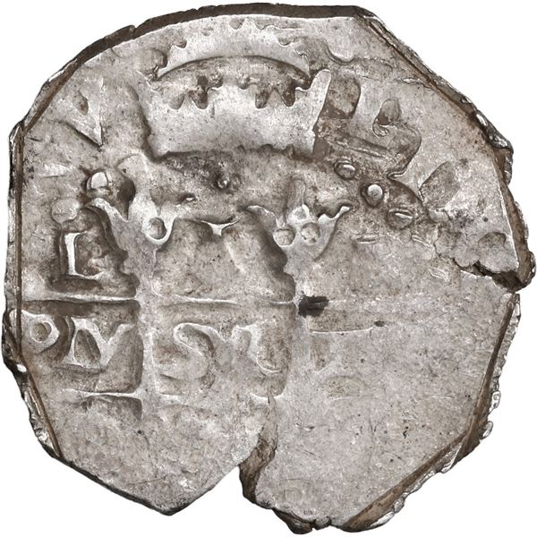 PERU, Lima, cob 1 real, 1685 R/V, unique(?), ex-Ugaz.