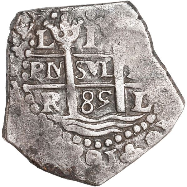 PERU, Lima, cob 1 real, 1685 R, ex-Ugaz.