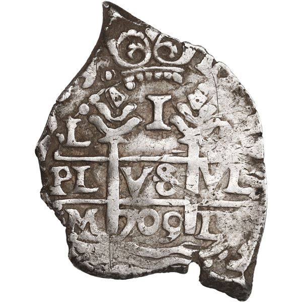 PERU, Lima, cob 1 real, 1709 M, ex-Ugaz.