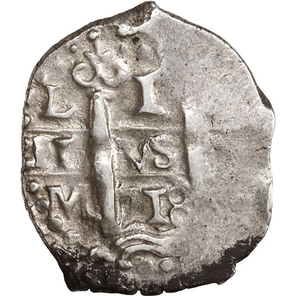 PERU, Lima, cob 1 real, 1718 M, ex-Ugaz.