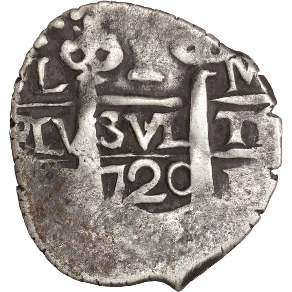 PERU, Lima, cob 1 real, 1720 M, ex-Ugaz.