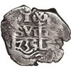 Image 1 : PERU, Lima, cob 1 real, 1735/4 N, unique(?), ex-Ugaz.
