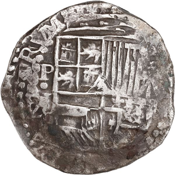 BOLIVIA, Potosí, cob 8 reales, Philip III, assayer M (pre-dated type).