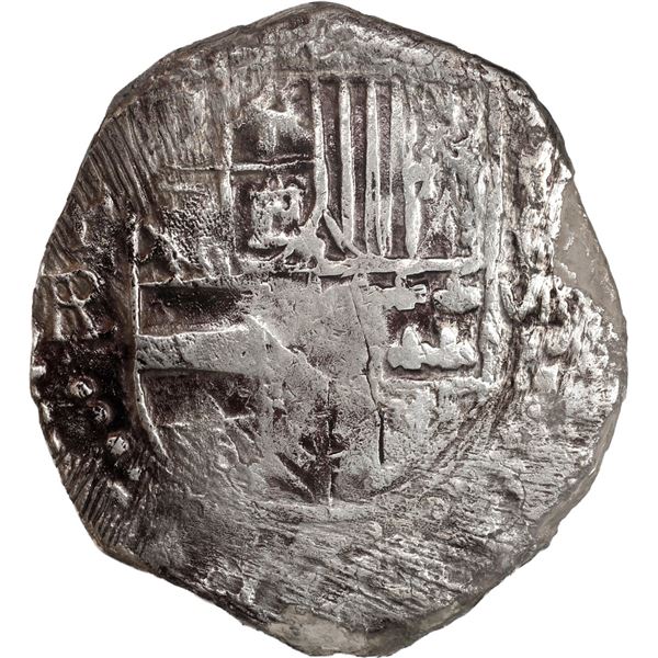 BOLIVIA, Potosí, cob 8 reales, 1618 PAL, rare, ex-Sellschopp (Plate), Grunthal-Sellschopp Plate.