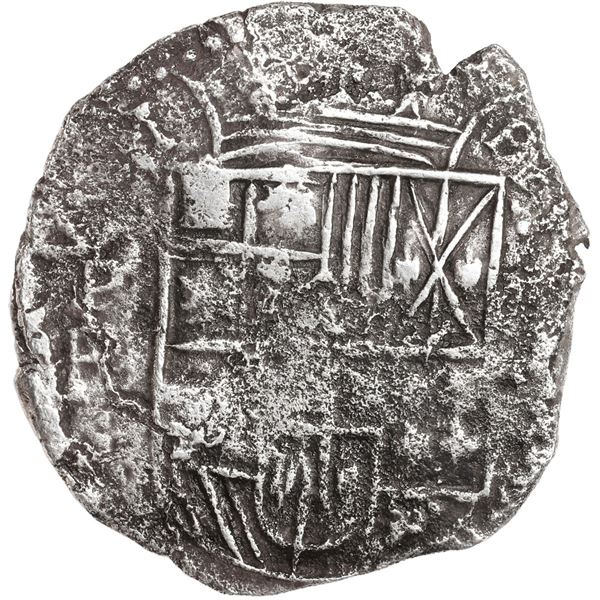 BOLIVIA, Potosí, cob 8 reales, 1618 PAL, rare.