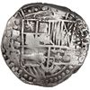 Image 1 : BOLIVIA, Potosí, cob 8 reales, 1623 (date as 16ZIII) T/P, quadrants of cross transposed ("flat" lion