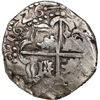 Image 2 : BOLIVIA, Potosí, cob 8 reales, 1626 (P or T), quadrants of cross transposed, "flat" lions, "barbell"