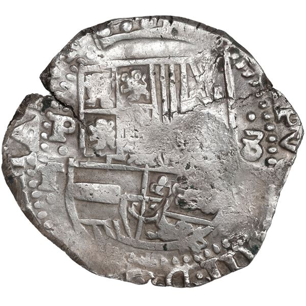 BOLIVIA, Potosí, cob 8 reales, 1634 T.