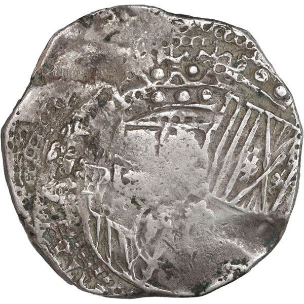 BOLIVIA, Potosí, cob 8 reales, 1638 (T or TR).