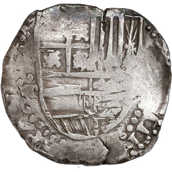 BOLIVIA, Potosí, cob 8 reales, 1644 TR, rare.
