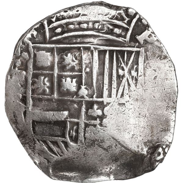 BOLIVIA, Potosí, cob 8 reales, 1645 (T or TR).