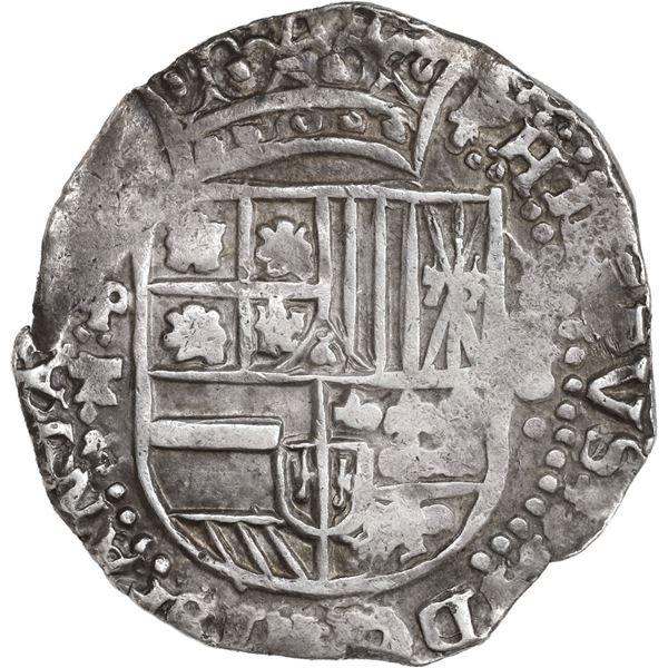 BOLIVIA, Potosí, cob 8 reales, Philip IV, assayer T (1640s), Royal-like, ex-Karon.