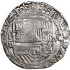 Image 1 : BOLIVIA, Potosí, cob 8 reales, Philip II, assayer B (5th period, borders of x's).