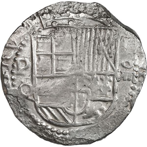 BOLIVIA, Potosí, cob 8 reales, Philip III, assayer Q.