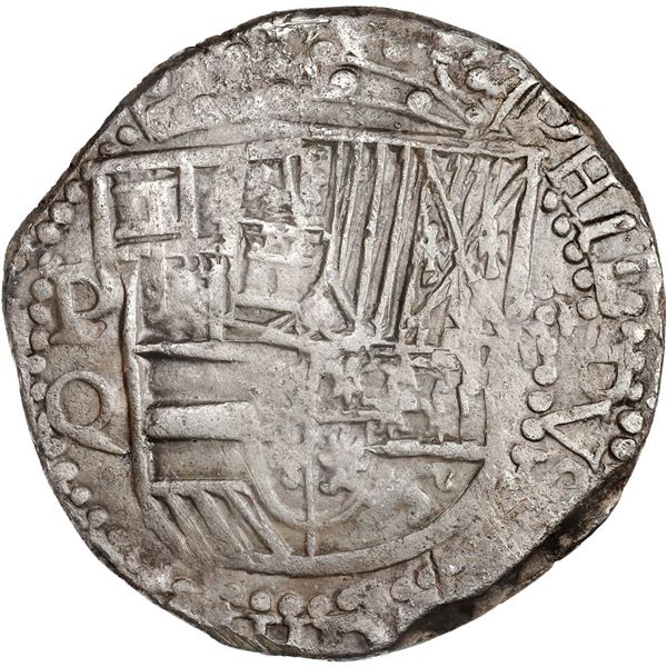 BOLIVIA, Potosí, cob 8 reales, Philip III, assayer Q.